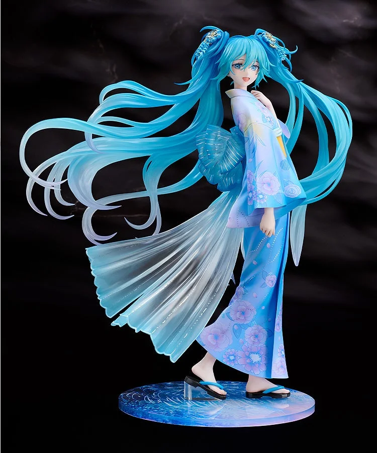 Figurine Hatsune Miku Ver. Music & Fire Works de Vocaloid par Good Smile Company